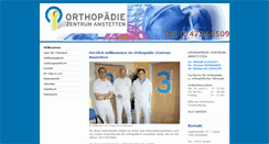 Desktop Screenshot of ortho-amstetten.at